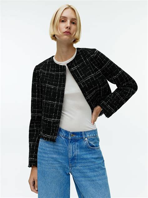 chanel style jacket zara - Chanel style cropped jacket.